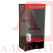 Шкаф СИЗ "Альфа-7" (расцветка "ЛУКОЙЛ", цвет: черный, красный) из стали с полимерным покрытием для энергоустановок.